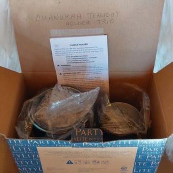 Chanukah Trio - Partylite - NIB - Picture 3 of 3